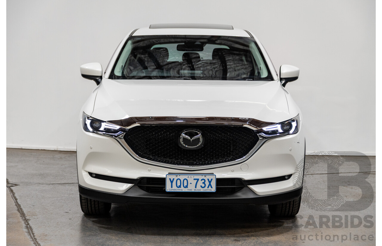 10/2019 Mazda CX-5 GT (AWD) KF Series MY20 4d Wagon Snowflake White Pearl Twin Turbo Diesel 2.2L