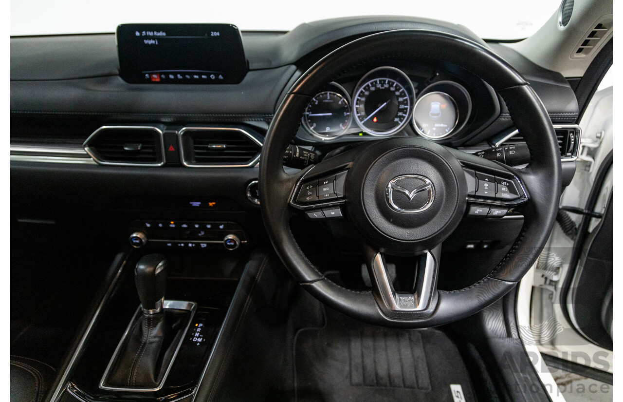 10/2019 Mazda CX-5 GT (AWD) KF Series MY20 4d Wagon Snowflake White Pearl Twin Turbo Diesel 2.2L