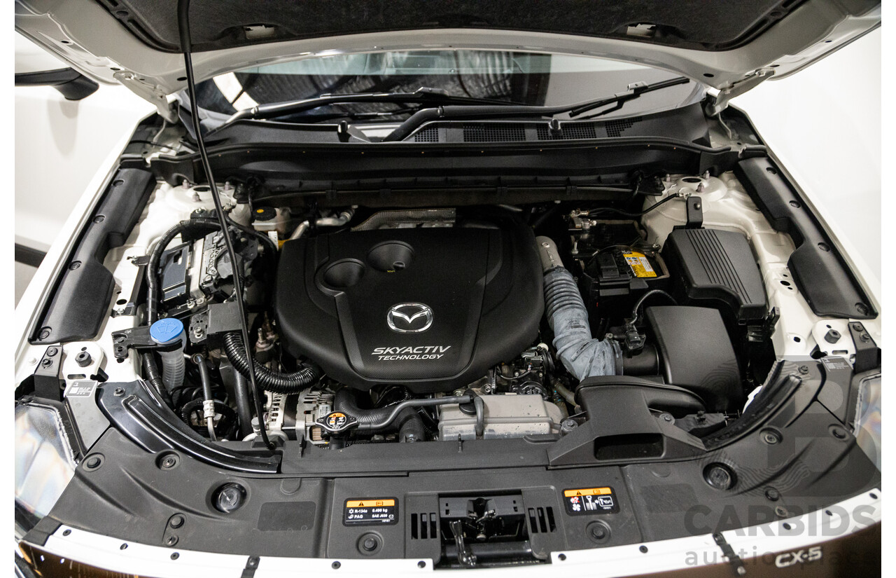 10/2019 Mazda CX-5 GT (AWD) KF Series MY20 4d Wagon Snowflake White Pearl Twin Turbo Diesel 2.2L