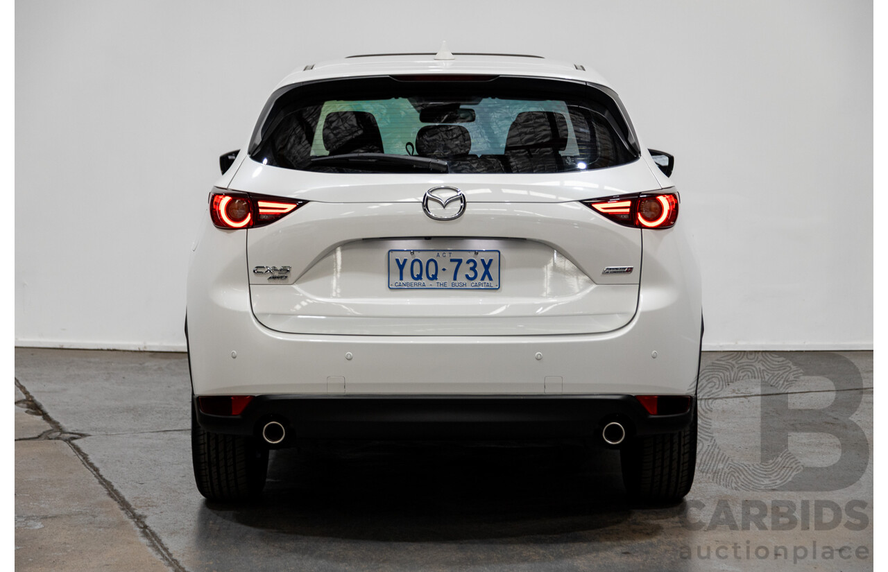 10/2019 Mazda CX-5 GT (AWD) KF Series MY20 4d Wagon Snowflake White Pearl Twin Turbo Diesel 2.2L