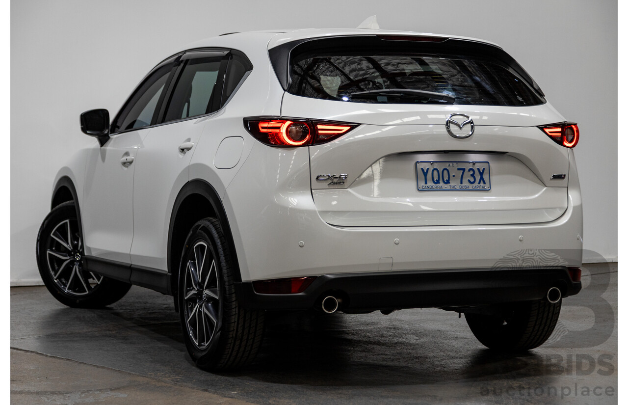 10/2019 Mazda CX-5 GT (AWD) KF Series MY20 4d Wagon Snowflake White Pearl Twin Turbo Diesel 2.2L