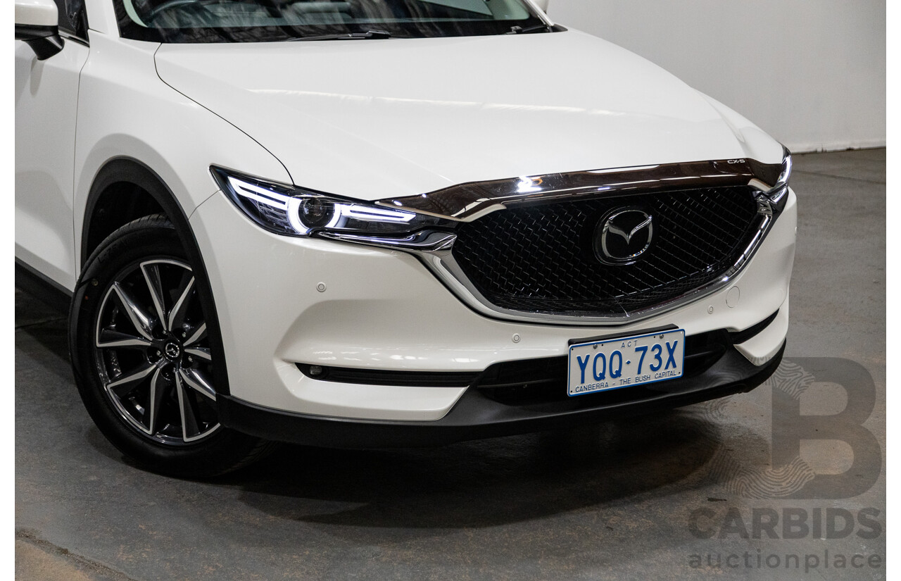 10/2019 Mazda CX-5 GT (AWD) KF Series MY20 4d Wagon Snowflake White Pearl Twin Turbo Diesel 2.2L