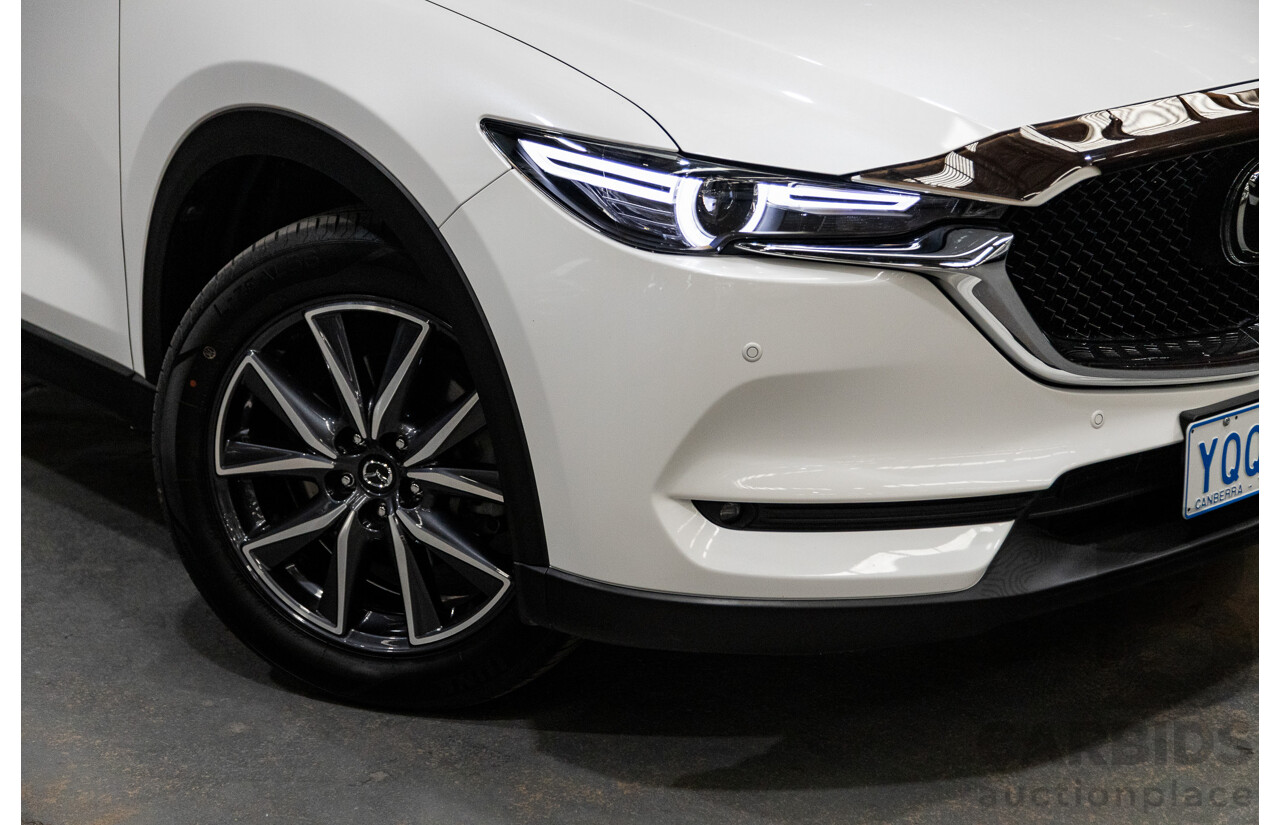 10/2019 Mazda CX-5 GT (AWD) KF Series MY20 4d Wagon Snowflake White Pearl Twin Turbo Diesel 2.2L