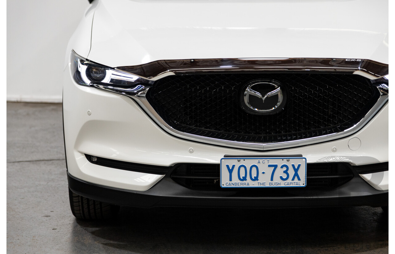 10/2019 Mazda CX-5 GT (AWD) KF Series MY20 4d Wagon Snowflake White Pearl Twin Turbo Diesel 2.2L