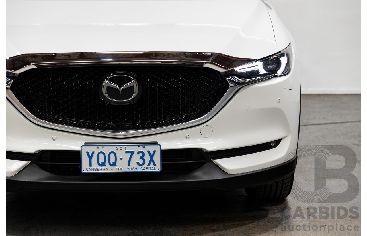 10/2019 Mazda CX-5 GT (AWD) KF Series MY20 4d Wagon Snowflake White Pearl Twin Turbo Diesel 2.2L