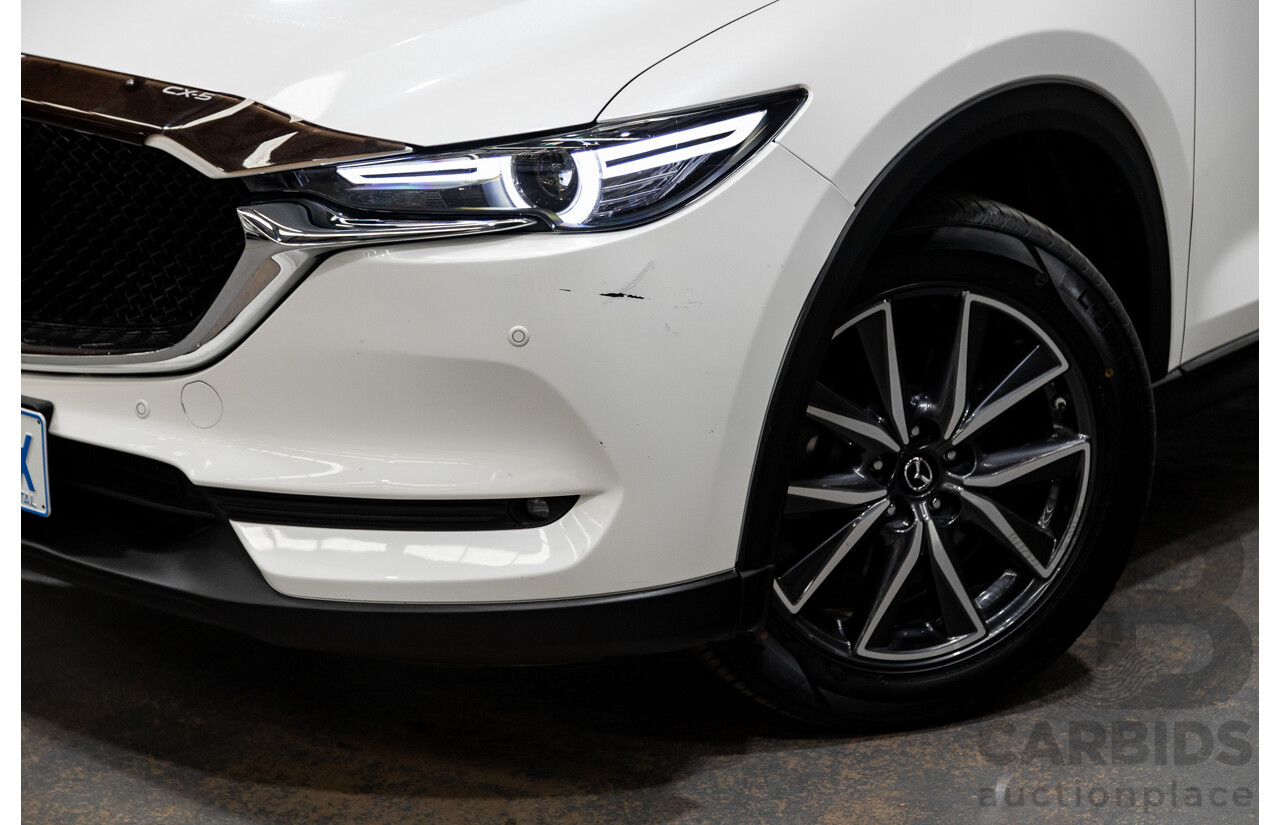 10/2019 Mazda CX-5 GT (AWD) KF Series MY20 4d Wagon Snowflake White Pearl Twin Turbo Diesel 2.2L
