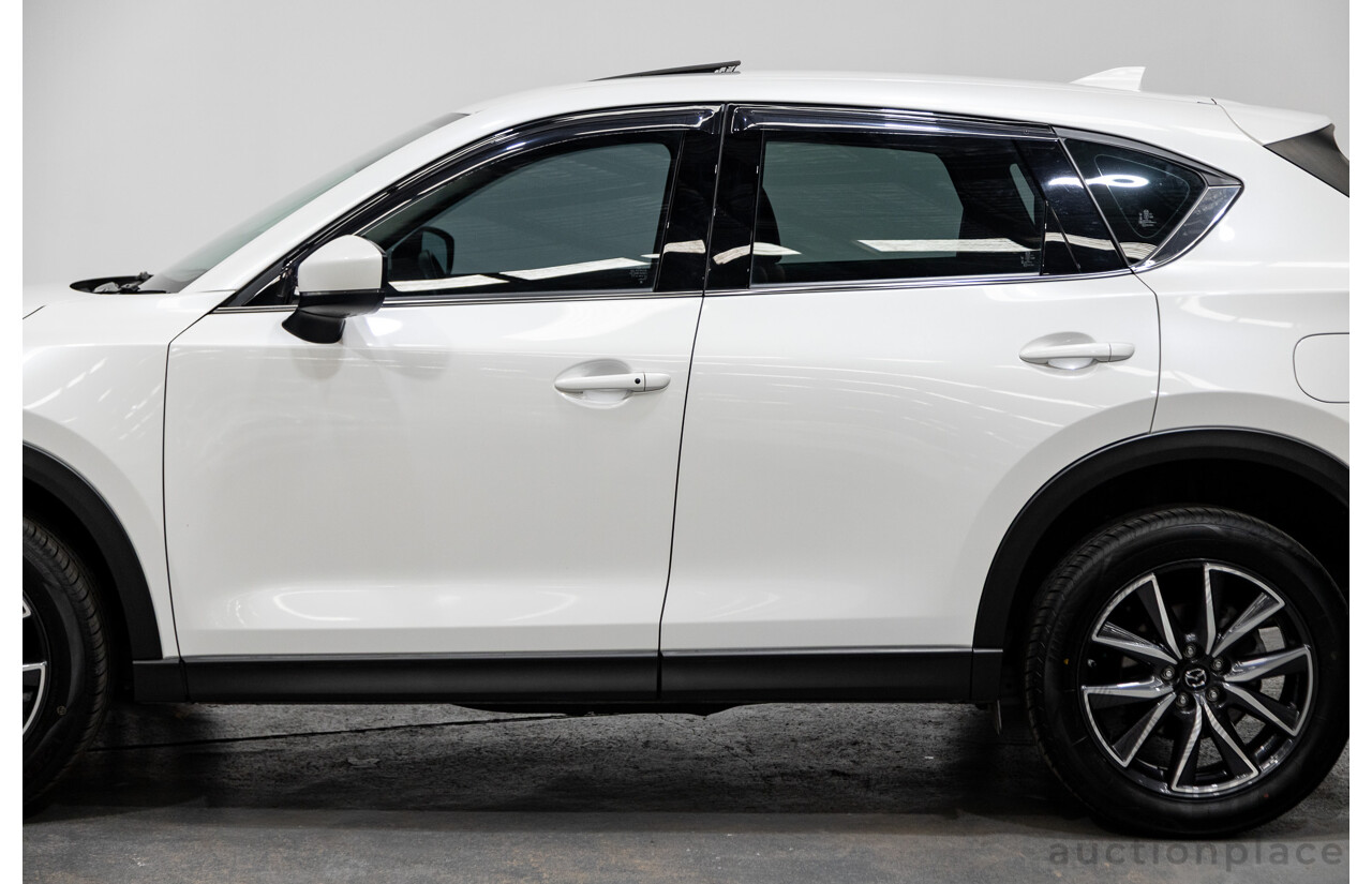 10/2019 Mazda CX-5 GT (AWD) KF Series MY20 4d Wagon Snowflake White Pearl Twin Turbo Diesel 2.2L