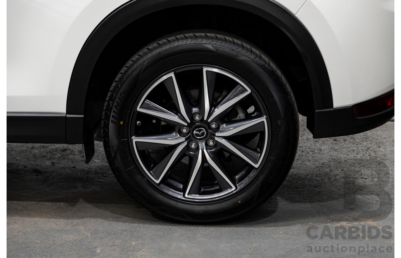 10/2019 Mazda CX-5 GT (AWD) KF Series MY20 4d Wagon Snowflake White Pearl Twin Turbo Diesel 2.2L