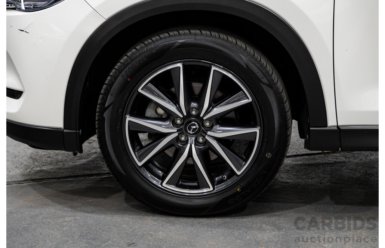 10/2019 Mazda CX-5 GT (AWD) KF Series MY20 4d Wagon Snowflake White Pearl Twin Turbo Diesel 2.2L