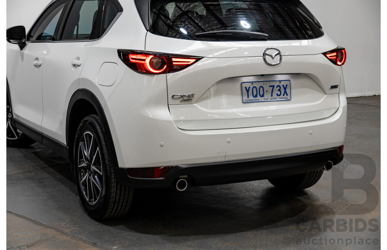 10/2019 Mazda CX-5 GT (AWD) KF Series MY20 4d Wagon Snowflake White Pearl Twin Turbo Diesel 2.2L