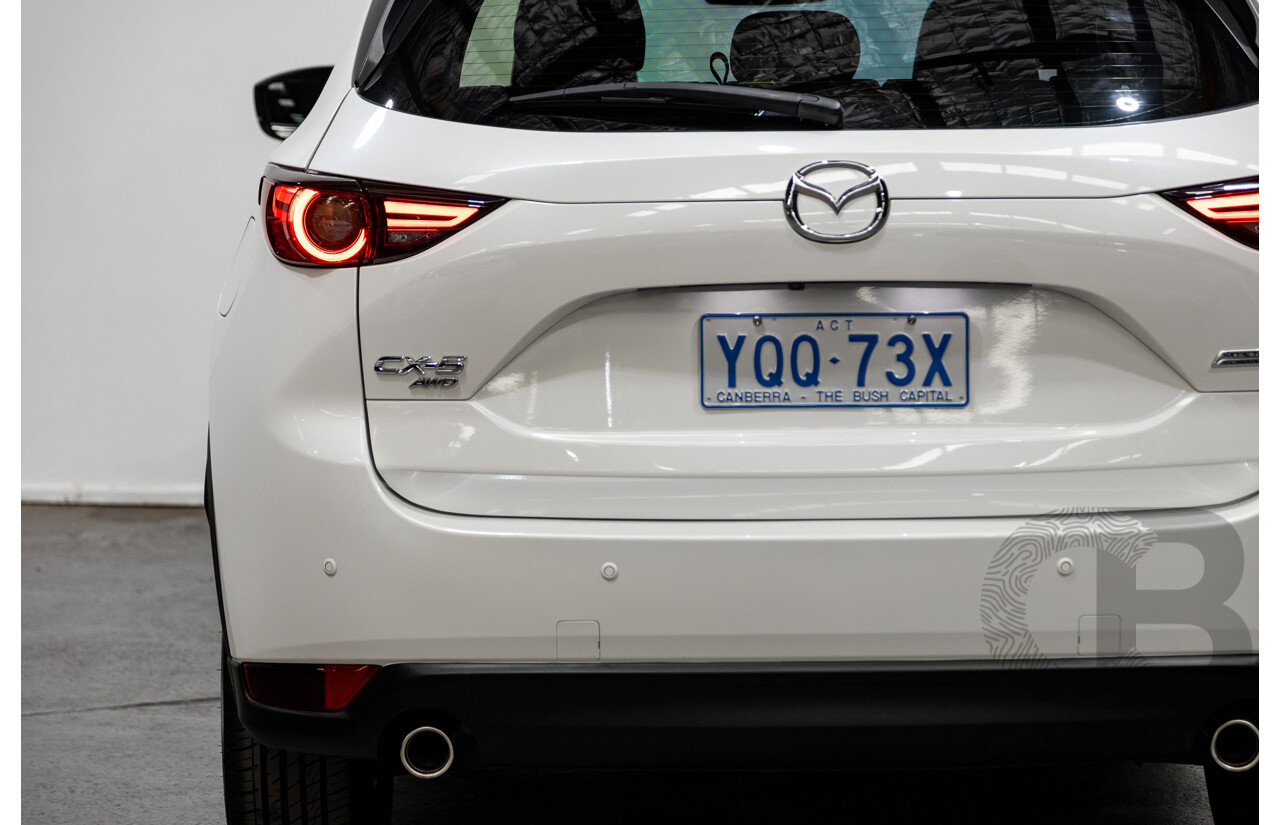 10/2019 Mazda CX-5 GT (AWD) KF Series MY20 4d Wagon Snowflake White Pearl Twin Turbo Diesel 2.2L