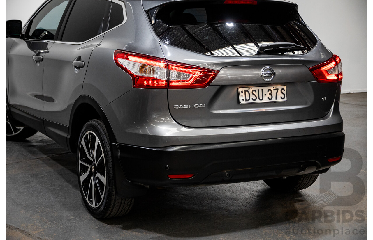 9/2017 Nissan Qashqai TI J11 4d Wagon Gun Grey Metallic 2.0L