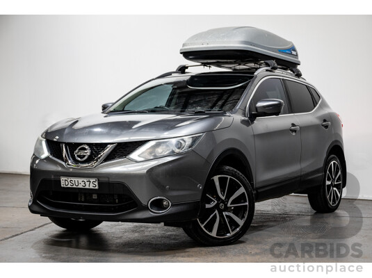 9/2017 Nissan Qashqai TI J11 4d Wagon Gun Grey Metallic 2.0L