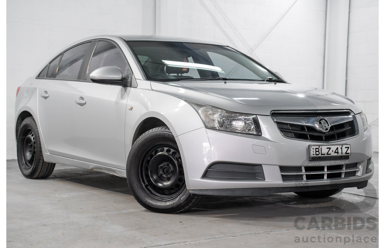10/2009 Holden Cruze CD JG 4d Sedan Silver 1.8L