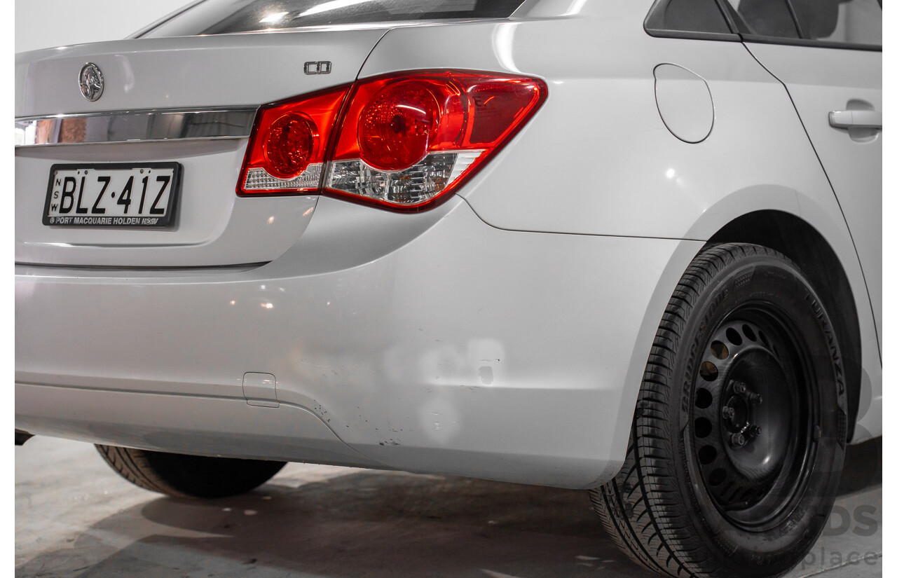 10/2009 Holden Cruze CD JG 4d Sedan Silver 1.8L