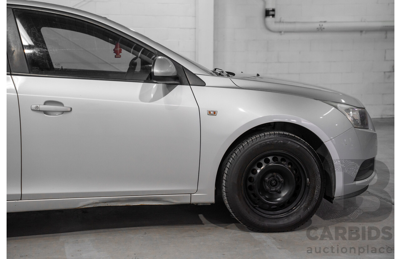 10/2009 Holden Cruze CD JG 4d Sedan Silver 1.8L