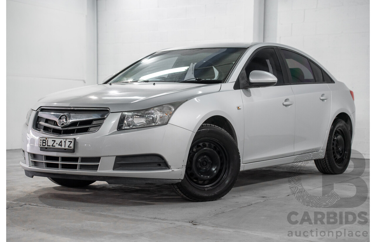 10/2009 Holden Cruze CD JG 4d Sedan Silver 1.8L