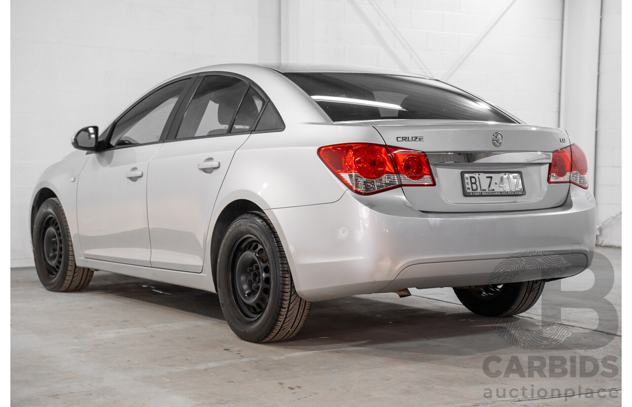 10/2009 Holden Cruze CD JG 4d Sedan Silver 1.8L
