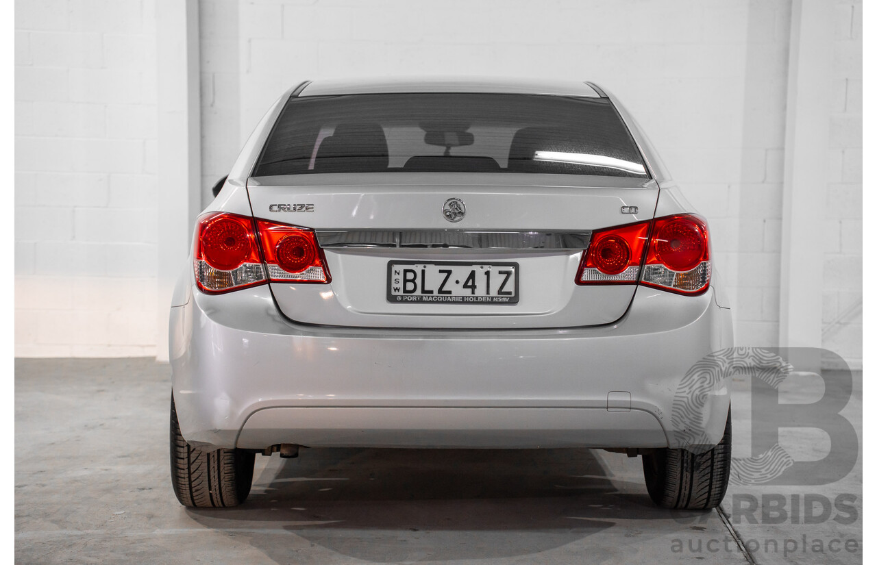 10/2009 Holden Cruze CD JG 4d Sedan Silver 1.8L