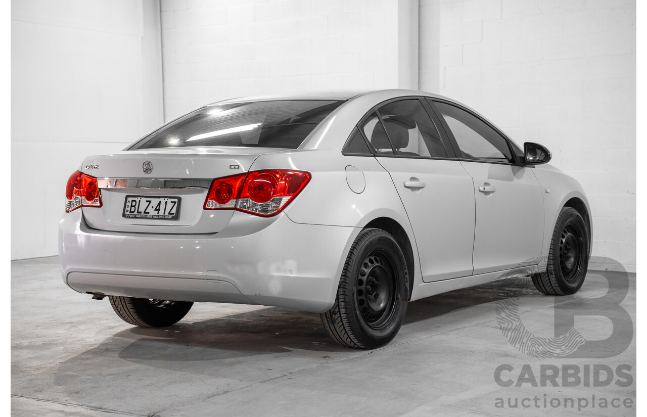 10/2009 Holden Cruze CD JG 4d Sedan Silver 1.8L