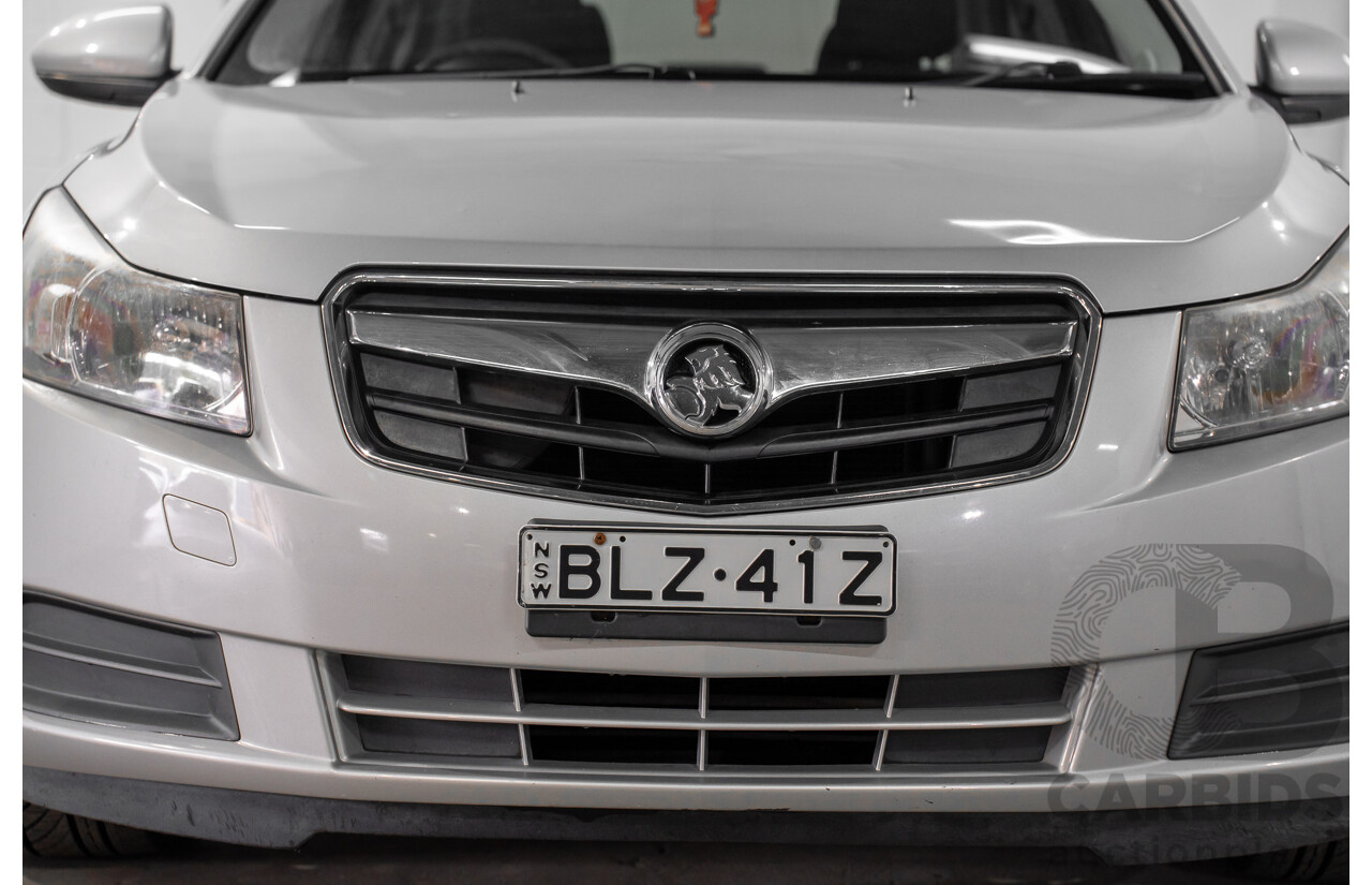 10/2009 Holden Cruze CD JG 4d Sedan Silver 1.8L