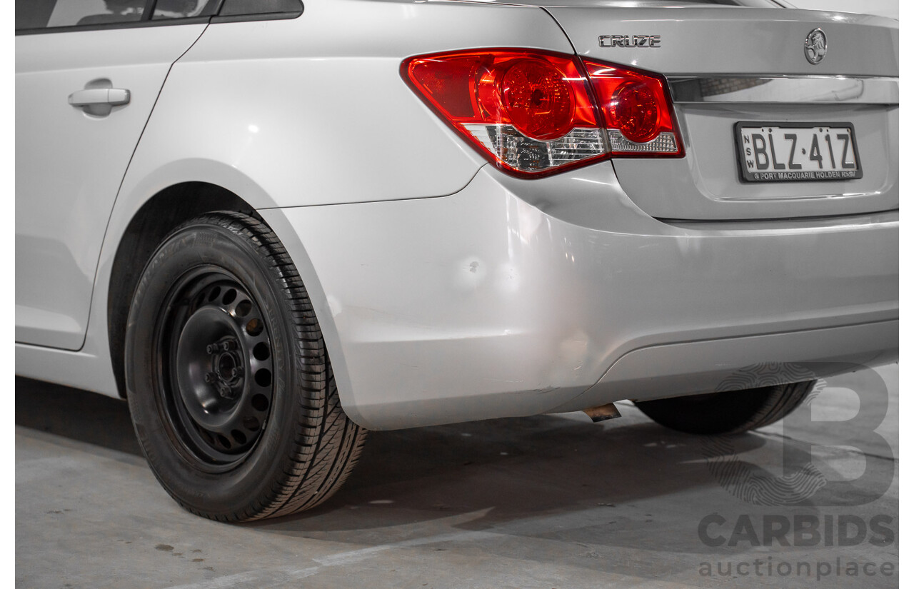 10/2009 Holden Cruze CD JG 4d Sedan Silver 1.8L