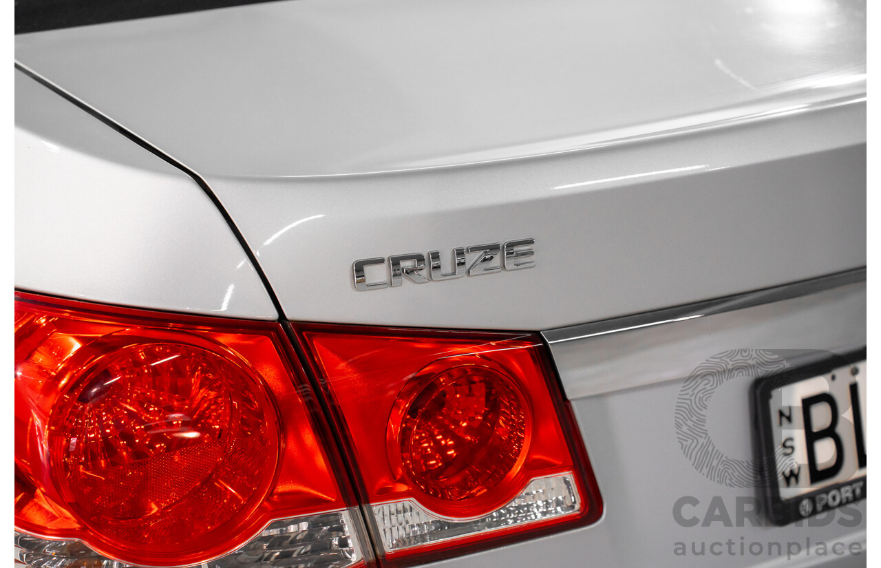 10/2009 Holden Cruze CD JG 4d Sedan Silver 1.8L