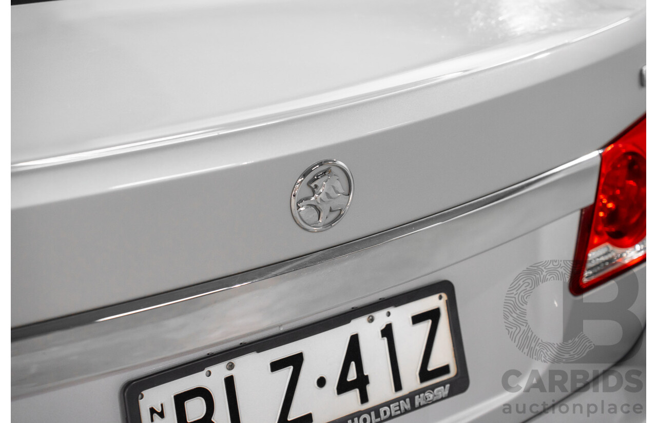 10/2009 Holden Cruze CD JG 4d Sedan Silver 1.8L