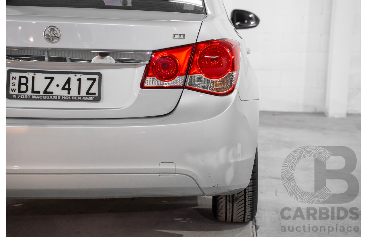 10/2009 Holden Cruze CD JG 4d Sedan Silver 1.8L