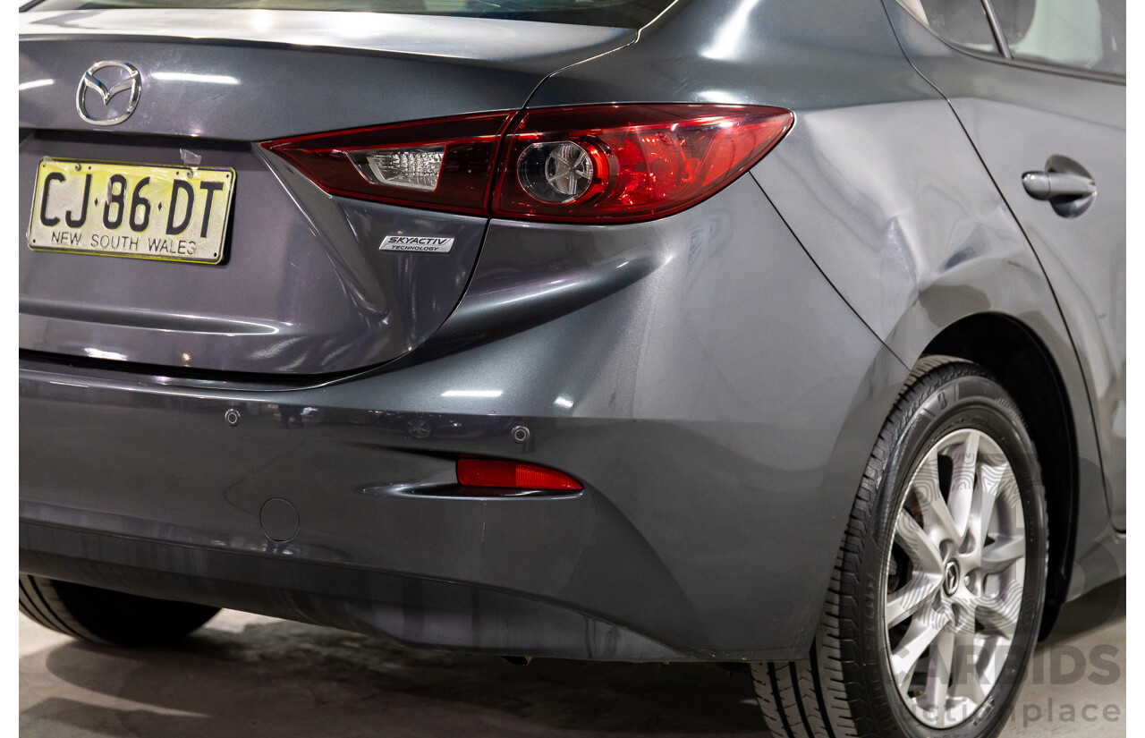 11/2015 Mazda Mazda3 NEO BM MY15 4d Sedan Grey 2.0L