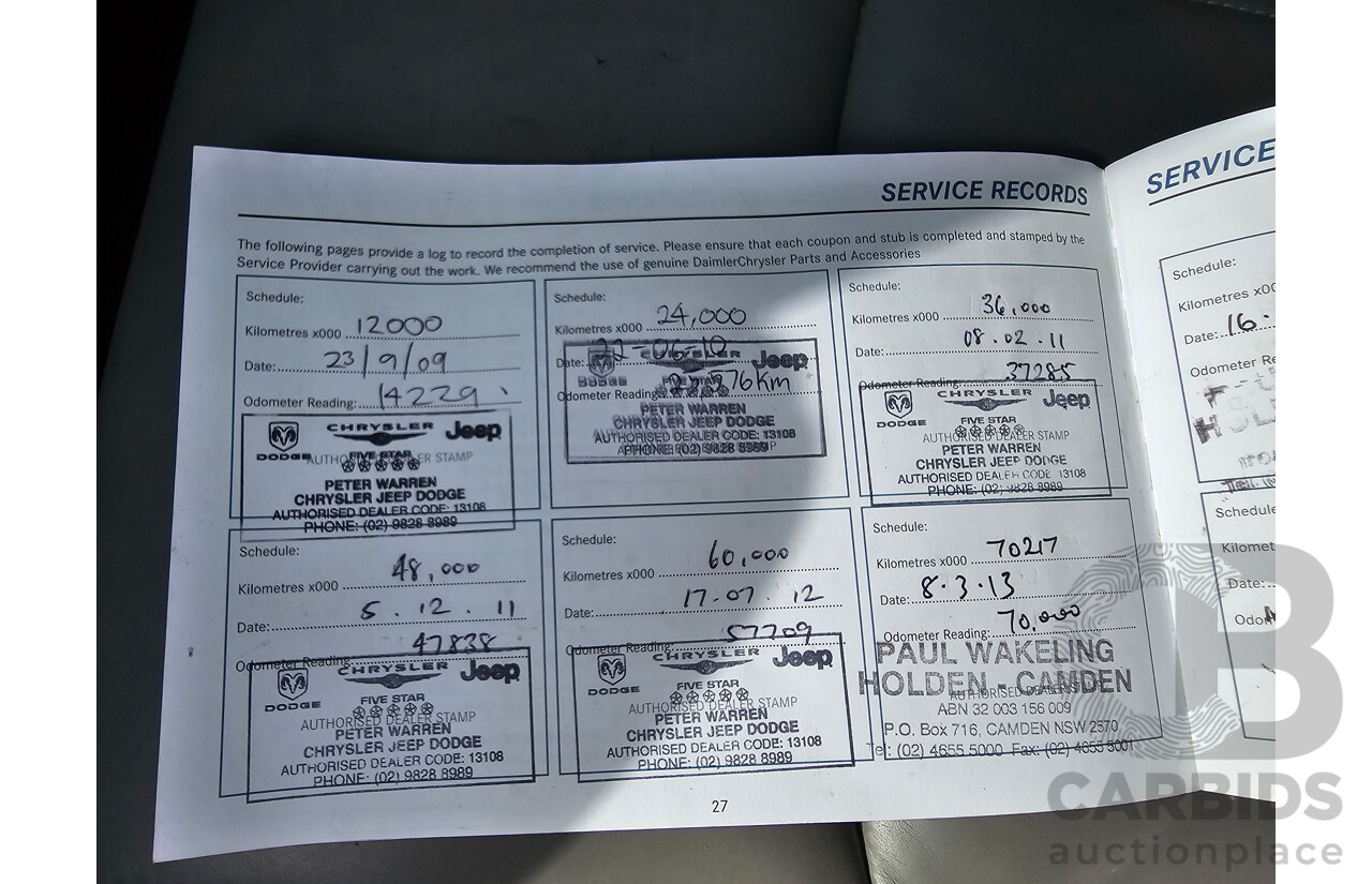 4/2008 Chrysler 300C LE MY08 4d Sedan Bright Silver Metallic/Eggplant Pearl Hemi V8 5.7L