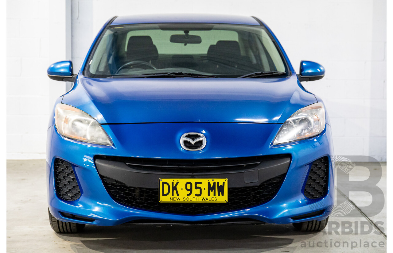 8/2013 Mazda Mazda3 NEO BL MY13 5d Hatchback Blue 2.0L
