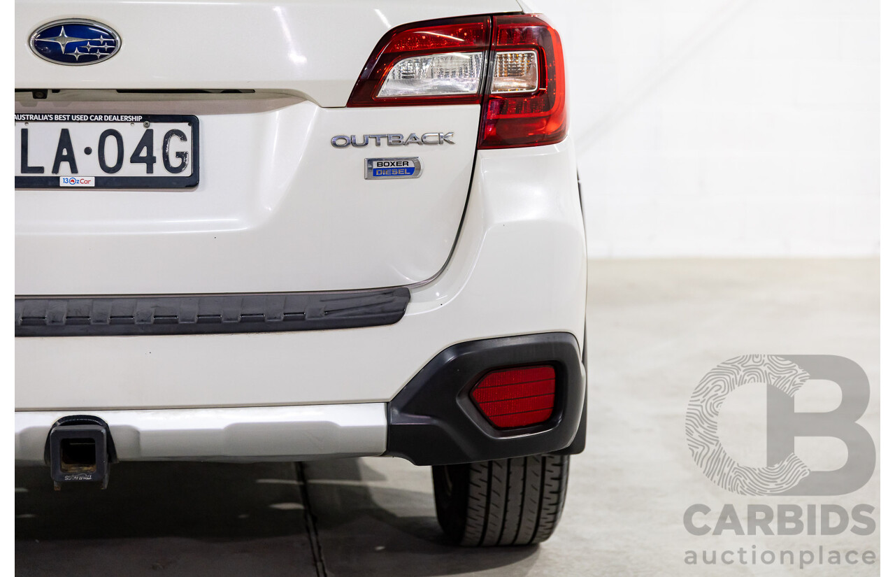01/2017 Subaru Outback 2.0D Premium AWD MY17 4D Wagon White Turbo Diesel 2.0L