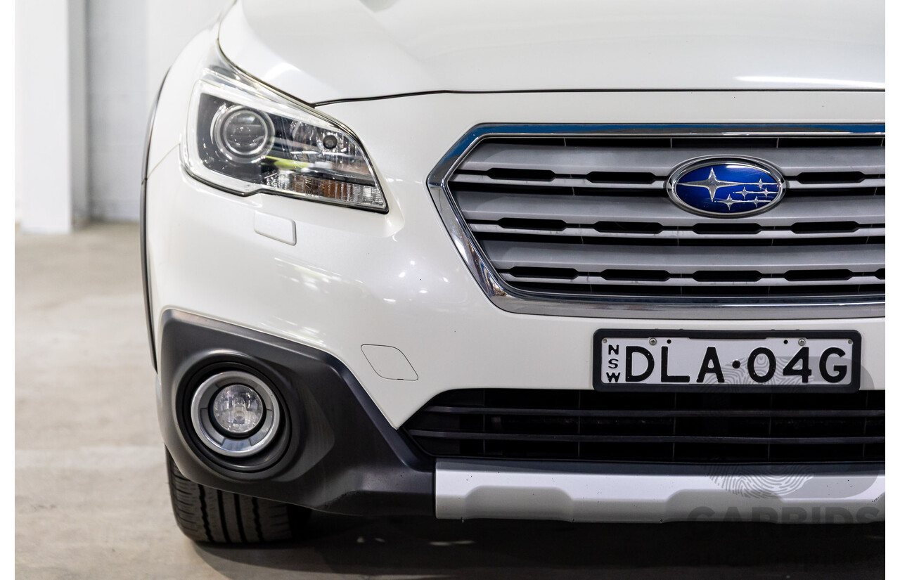01/2017 Subaru Outback 2.0D Premium AWD MY17 4D Wagon White Turbo Diesel 2.0L