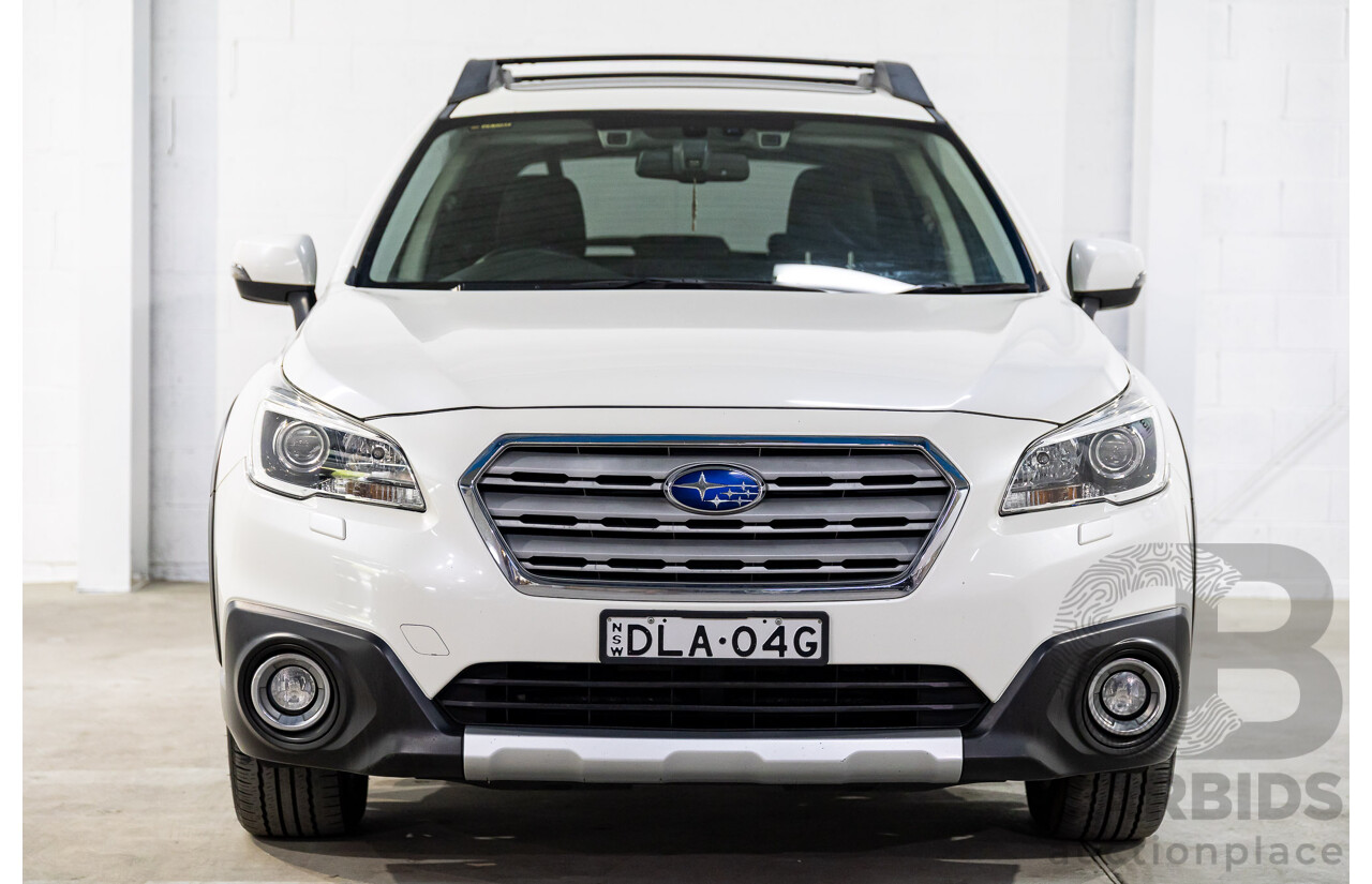 01/2017 Subaru Outback 2.0D Premium AWD MY17 4D Wagon White Turbo Diesel 2.0L