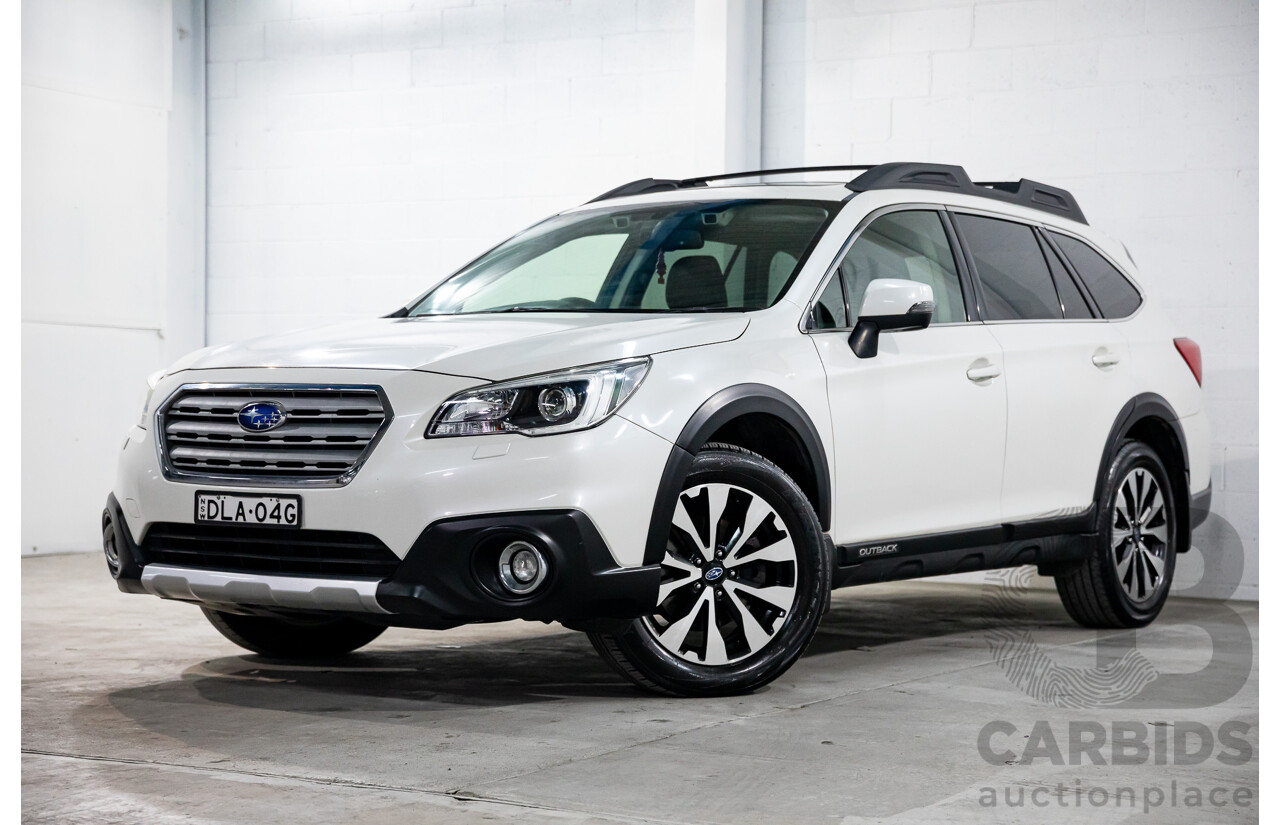 01/2017 Subaru Outback 2.0D Premium (AWD) MY17 4d Wagon Crystal White Pearl Turbo Diesel 2.0L