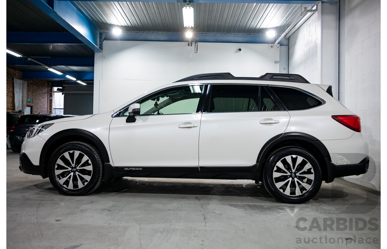 01/2017 Subaru Outback 2.0D Premium (AWD) MY17 4d Wagon Crystal White Pearl Turbo Diesel 2.0L