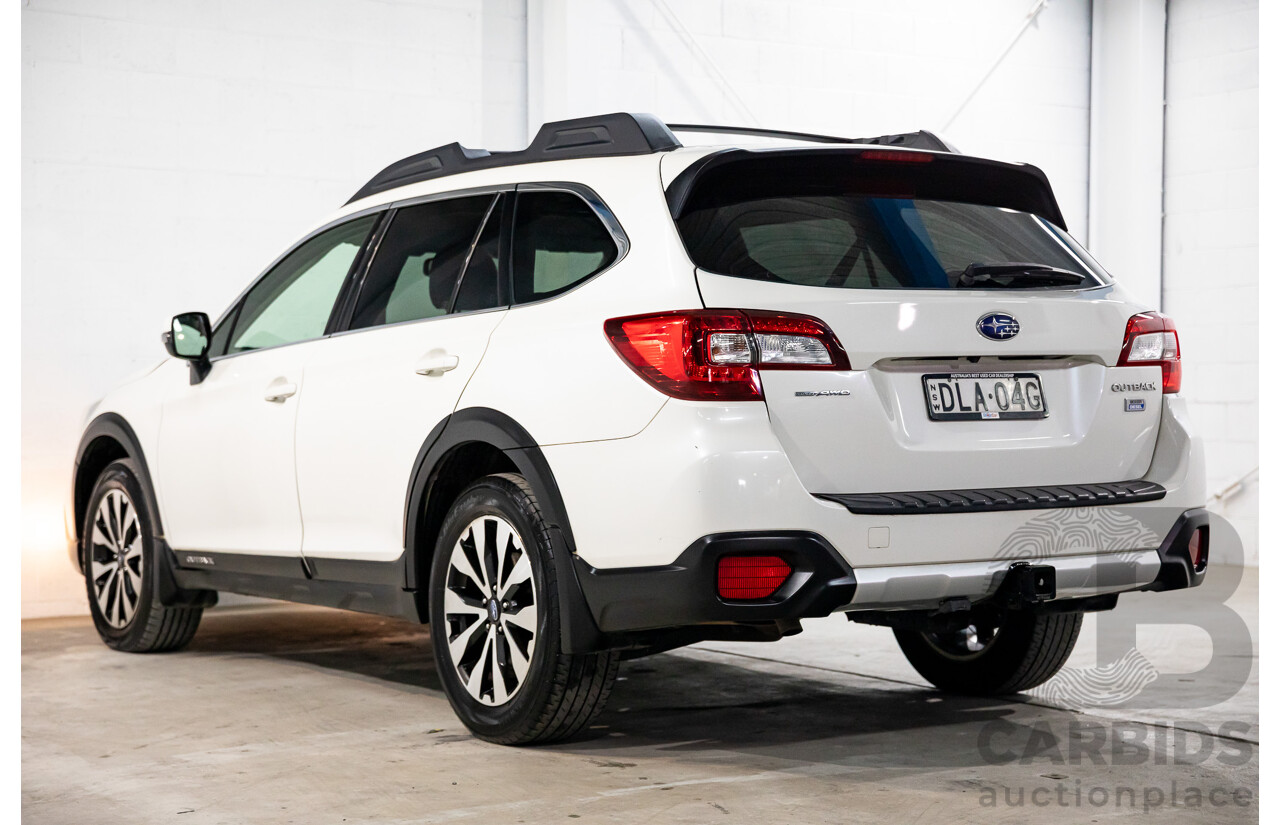 01/2017 Subaru Outback 2.0D Premium (AWD) MY17 4d Wagon Crystal White Pearl Turbo Diesel 2.0L