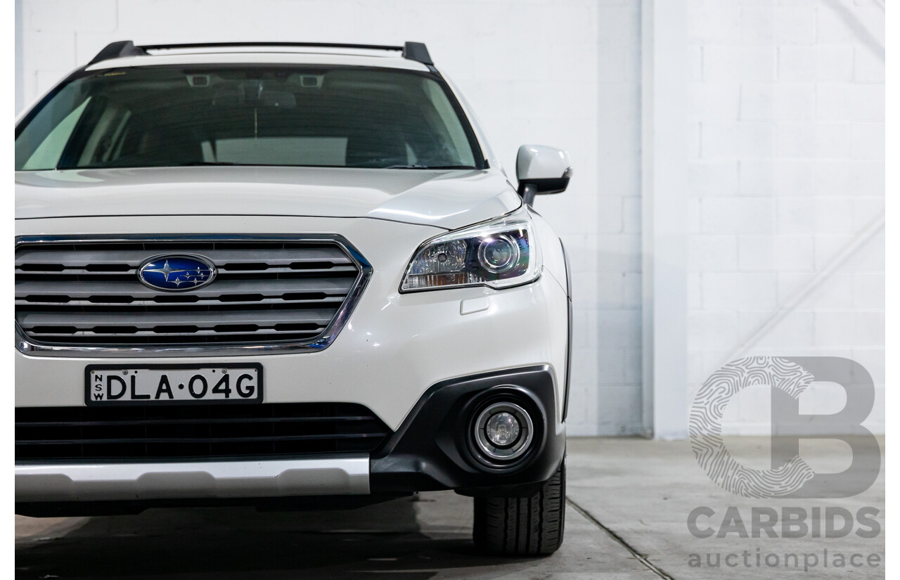 01/2017 Subaru Outback 2.0D Premium (AWD) MY17 4d Wagon Crystal White Pearl Turbo Diesel 2.0L