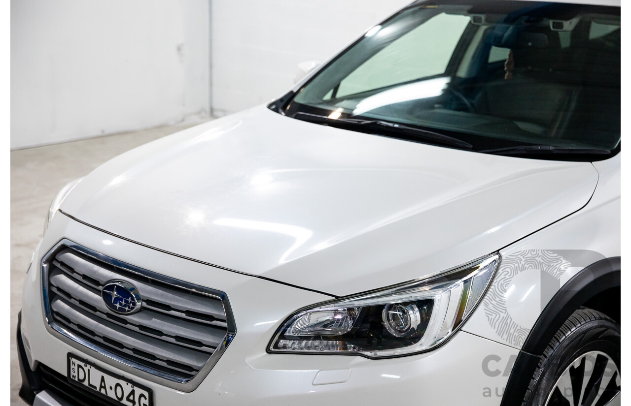 01/2017 Subaru Outback 2.0D Premium (AWD) MY17 4d Wagon Crystal White Pearl Turbo Diesel 2.0L
