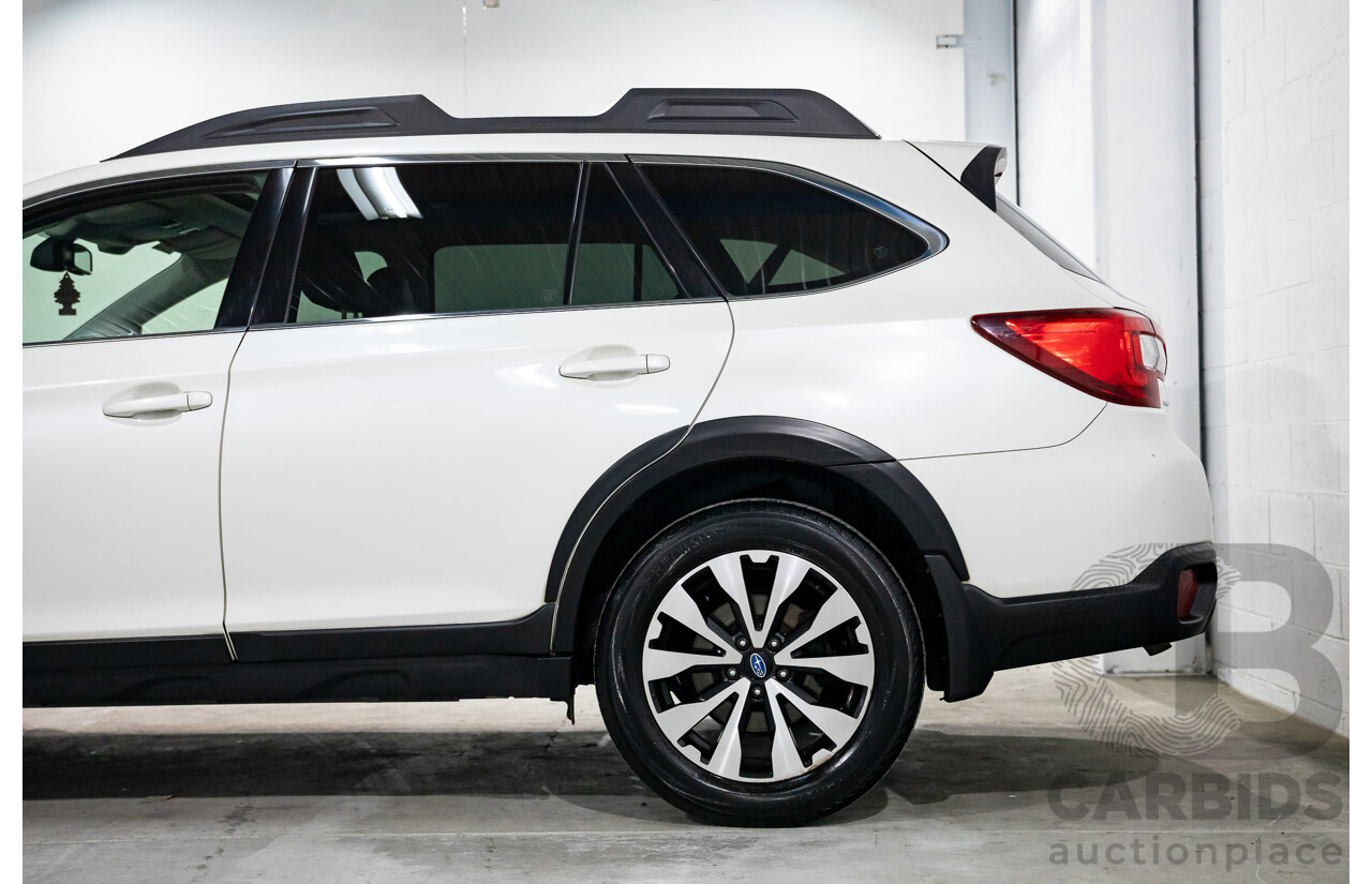 01/2017 Subaru Outback 2.0D Premium (AWD) MY17 4d Wagon Crystal White Pearl Turbo Diesel 2.0L