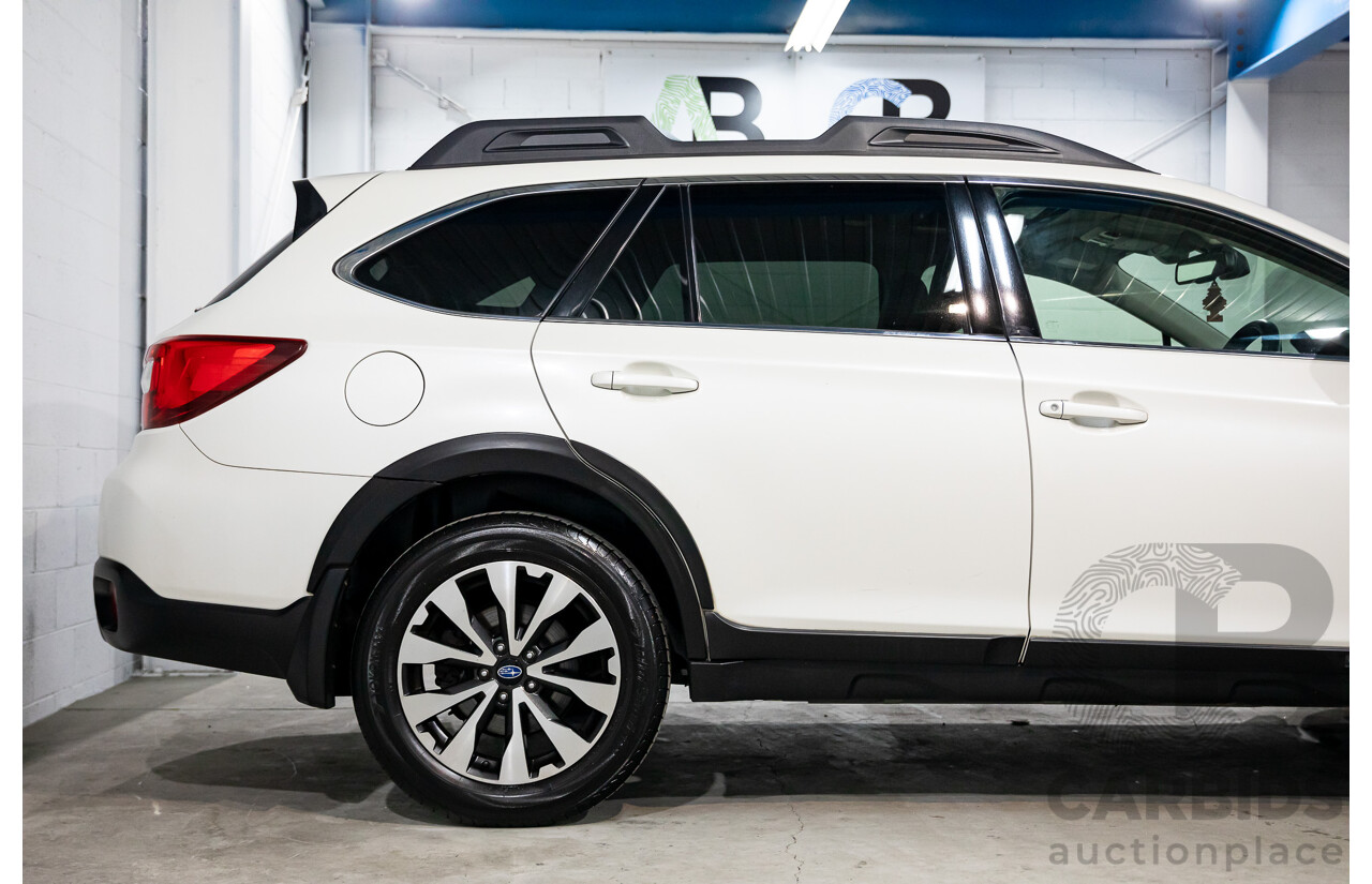 01/2017 Subaru Outback 2.0D Premium (AWD) MY17 4d Wagon Crystal White Pearl Turbo Diesel 2.0L