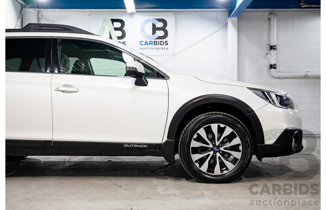 01/2017 Subaru Outback 2.0D Premium (AWD) MY17 4d Wagon Crystal White Pearl Turbo Diesel 2.0L