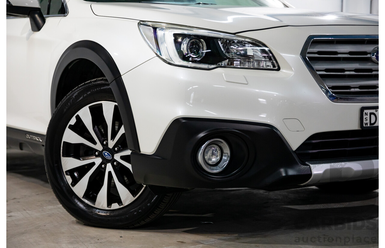 01/2017 Subaru Outback 2.0D Premium (AWD) MY17 4d Wagon Crystal White Pearl Turbo Diesel 2.0L