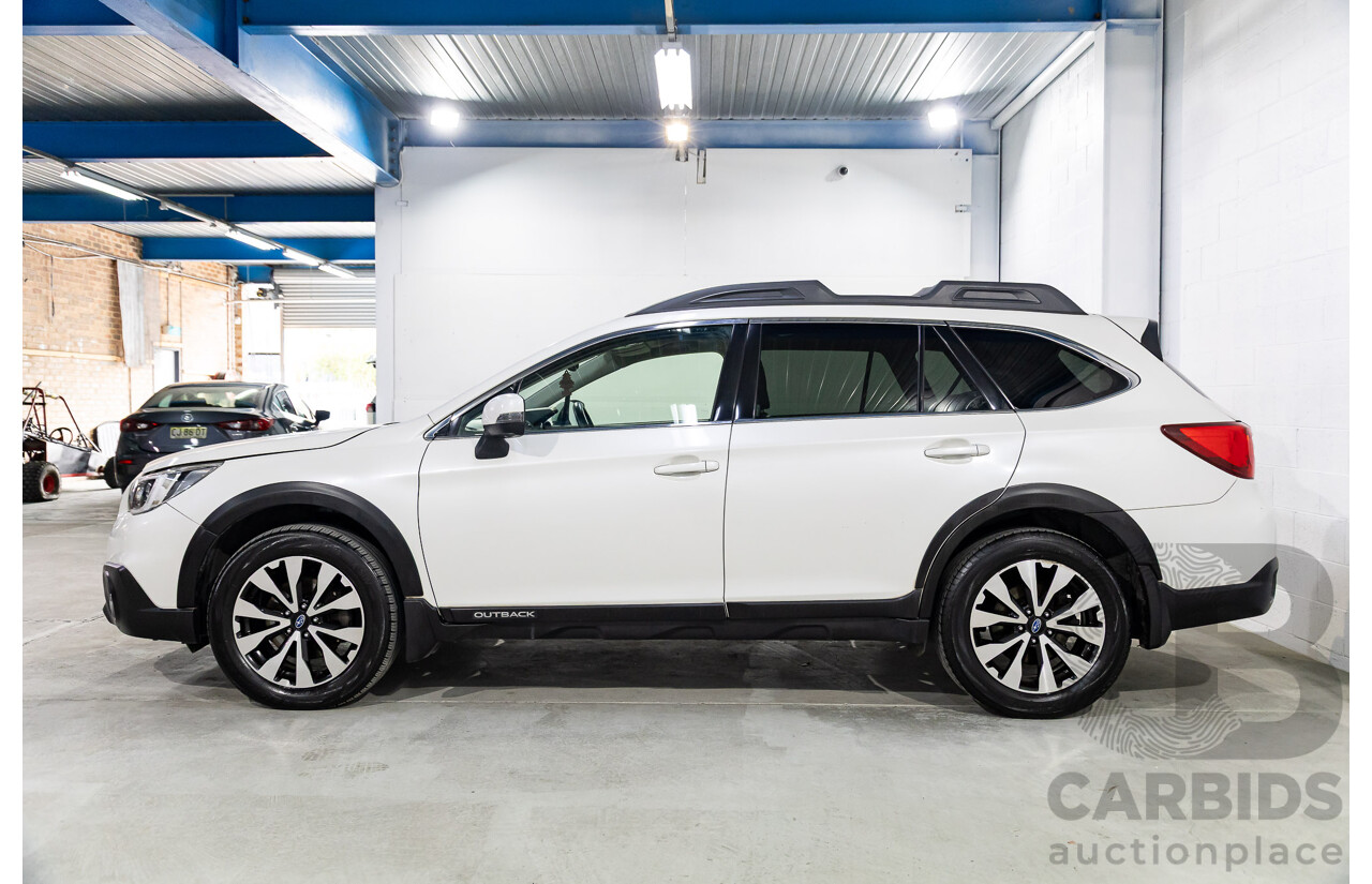 01/2017 Subaru Outback 2.0D Premium AWD MY17 4D Wagon White Turbo Diesel 2.0L