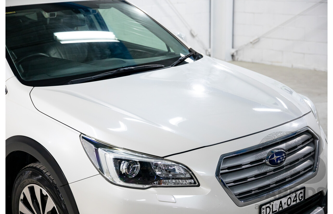01/2017 Subaru Outback 2.0D Premium (AWD) MY17 4d Wagon Crystal White Pearl Turbo Diesel 2.0L