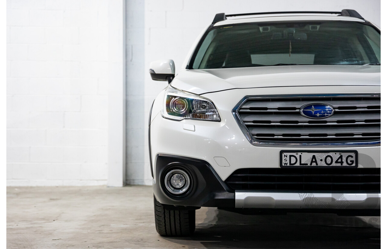 01/2017 Subaru Outback 2.0D Premium (AWD) MY17 4d Wagon Crystal White Pearl Turbo Diesel 2.0L