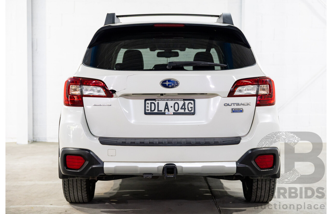 01/2017 Subaru Outback 2.0D Premium AWD MY17 4D Wagon White Turbo Diesel 2.0L
