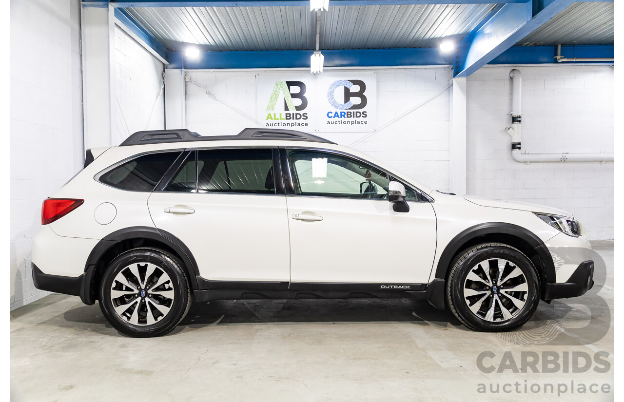01/2017 Subaru Outback 2.0D Premium AWD MY17 4D Wagon White Turbo Diesel 2.0L