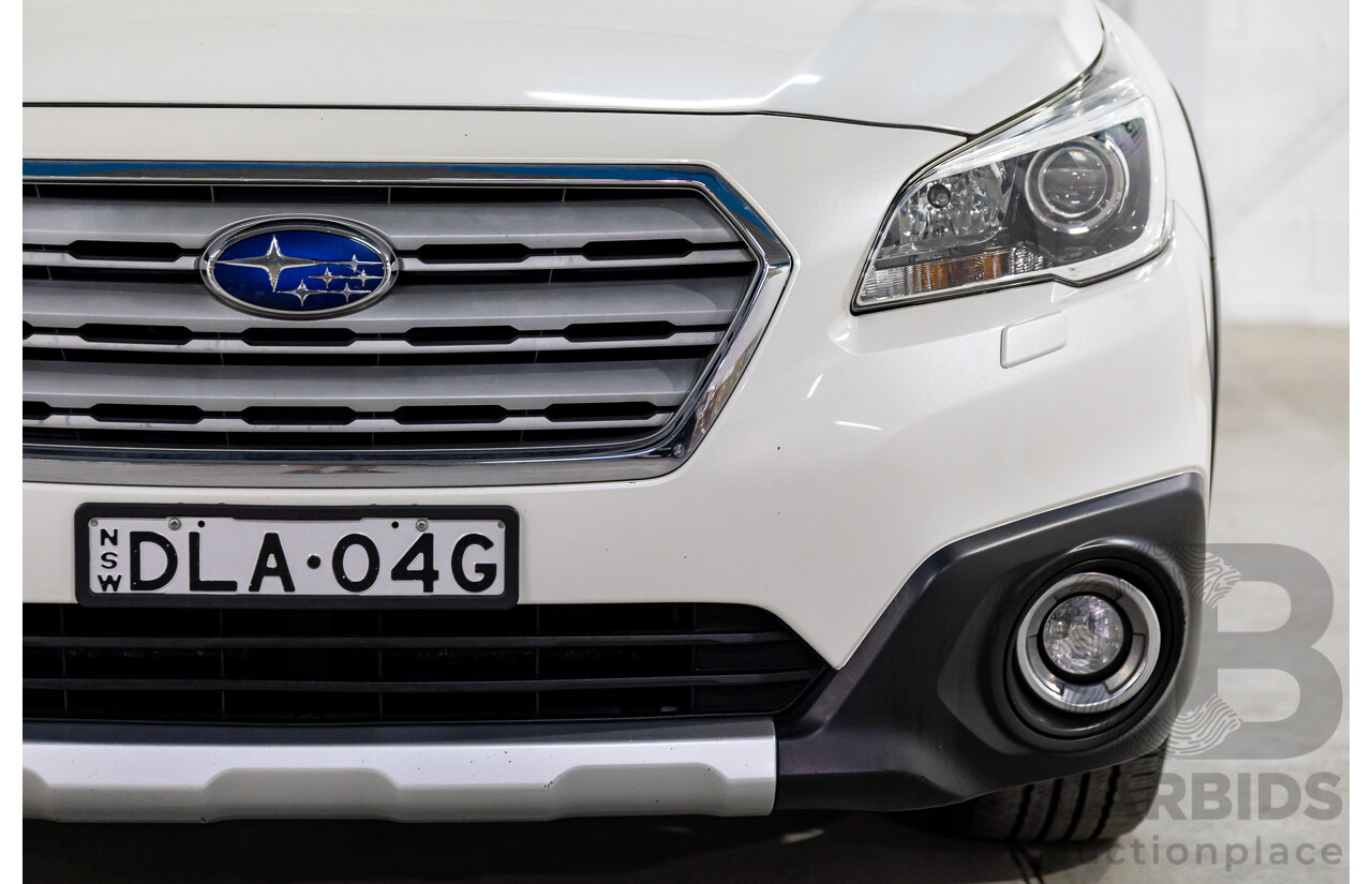 01/2017 Subaru Outback 2.0D Premium AWD MY17 4D Wagon White Turbo Diesel 2.0L